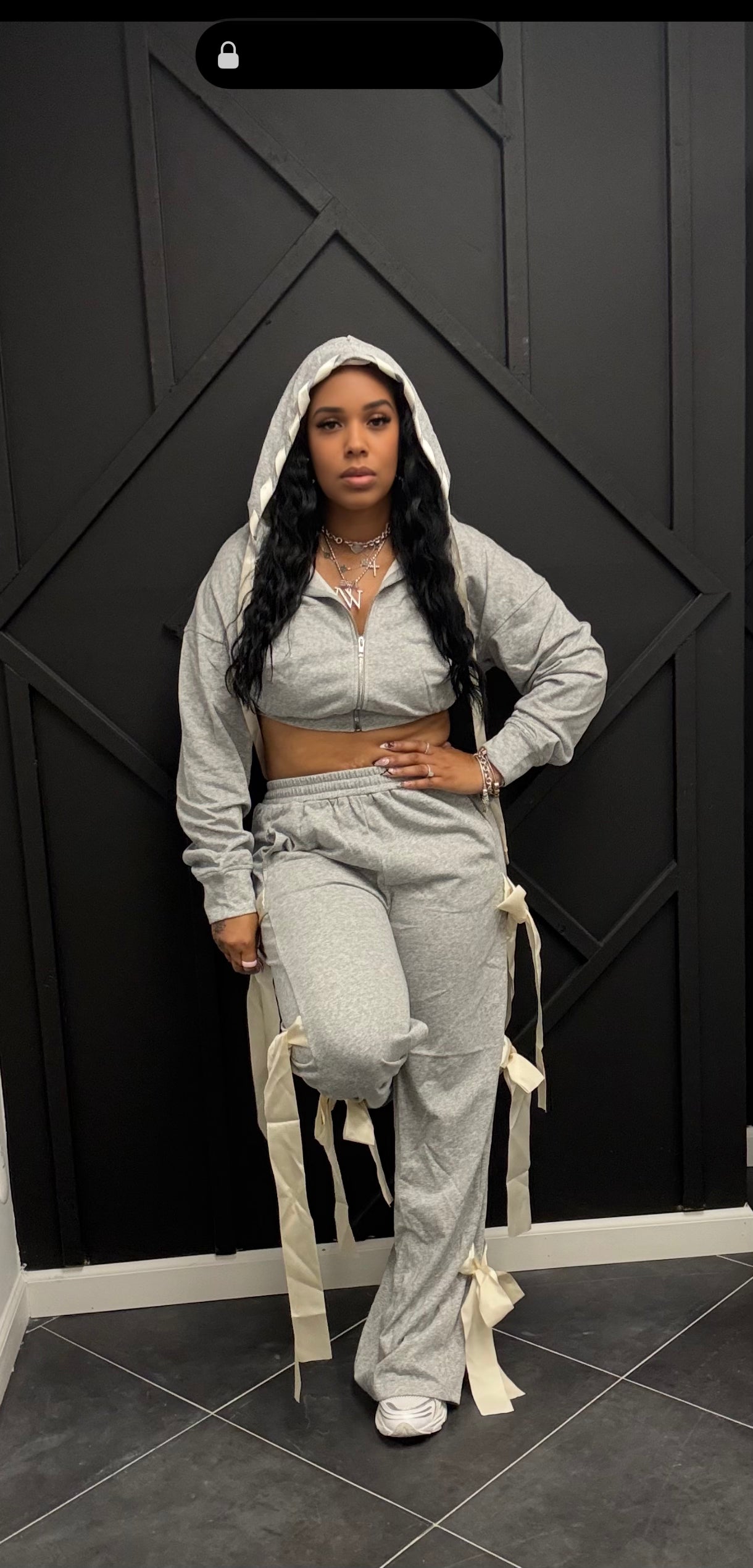 Bow Jogger Set