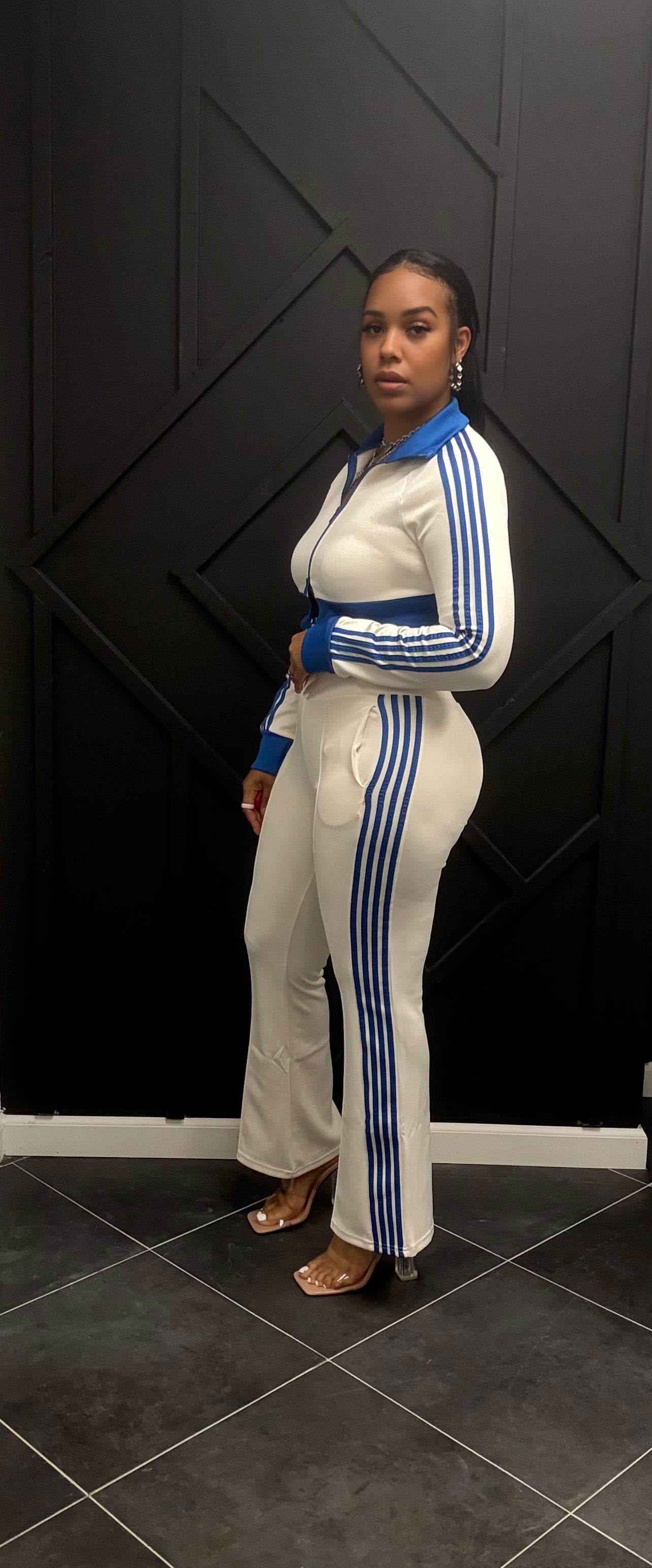 Royal Crop Tracksuit