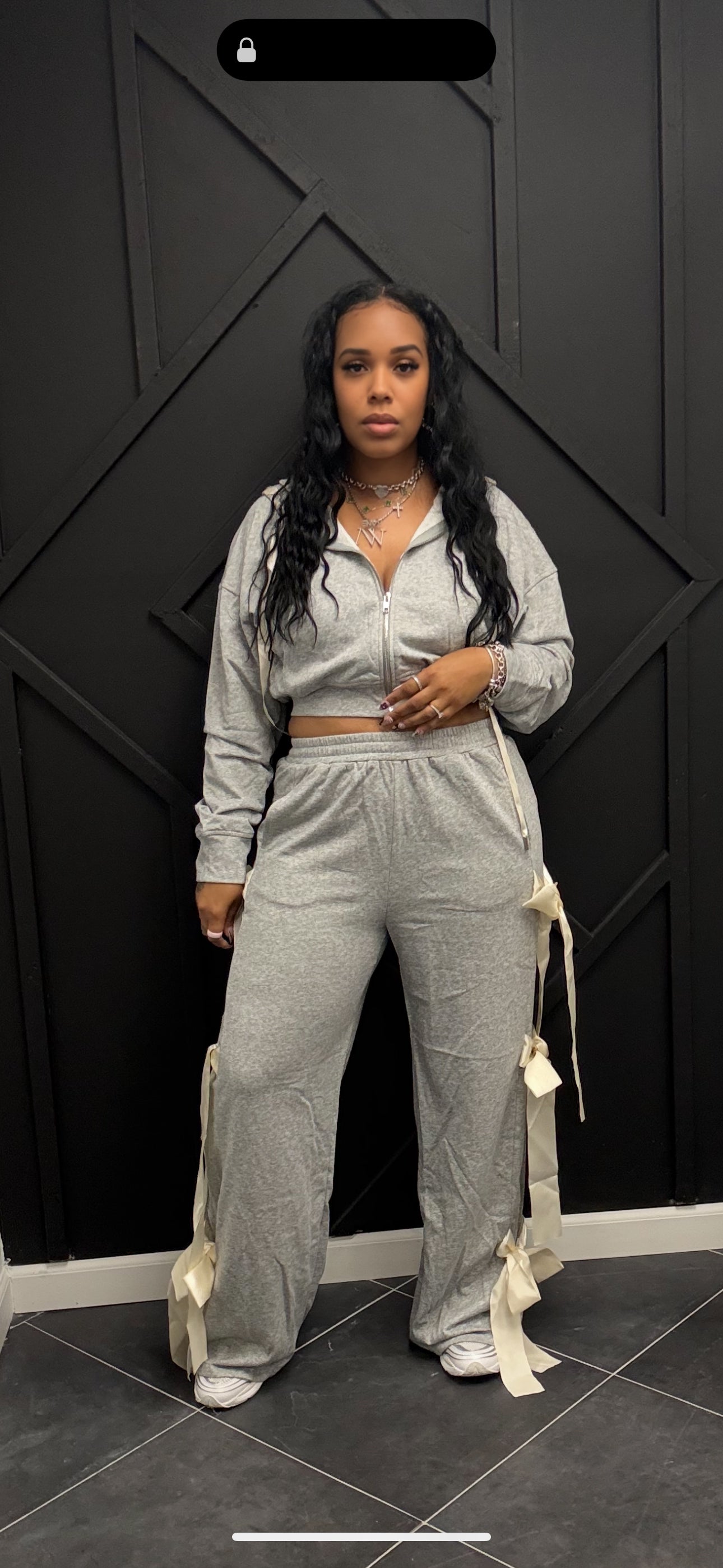 Bow Jogger Set