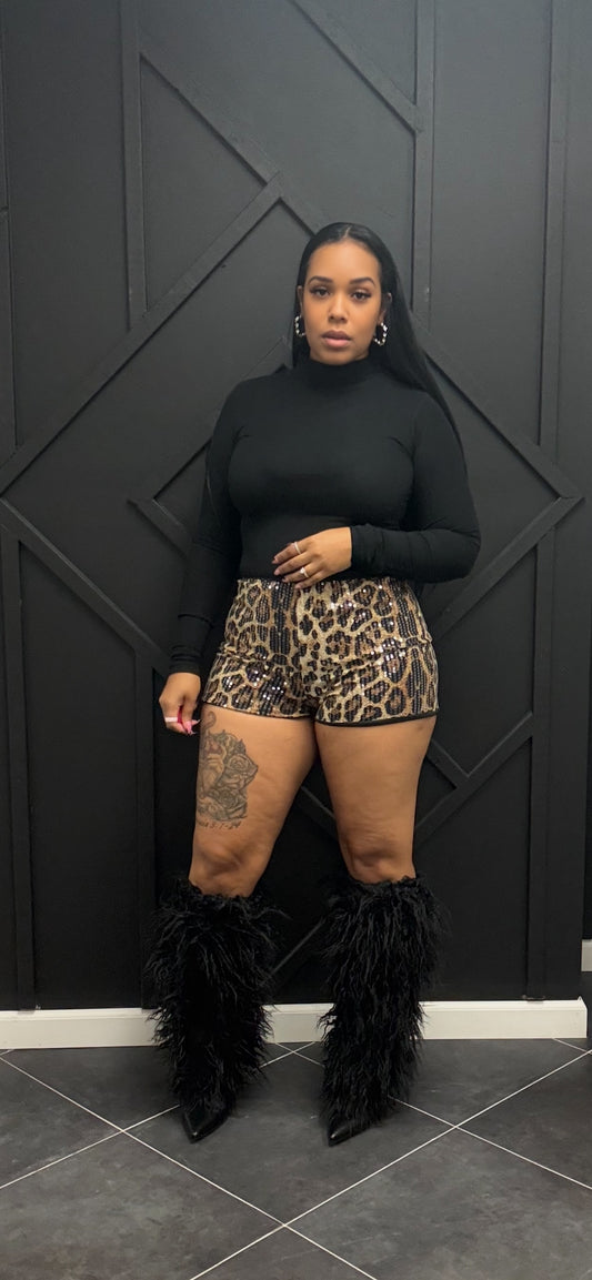 Leopard Hot Shorts