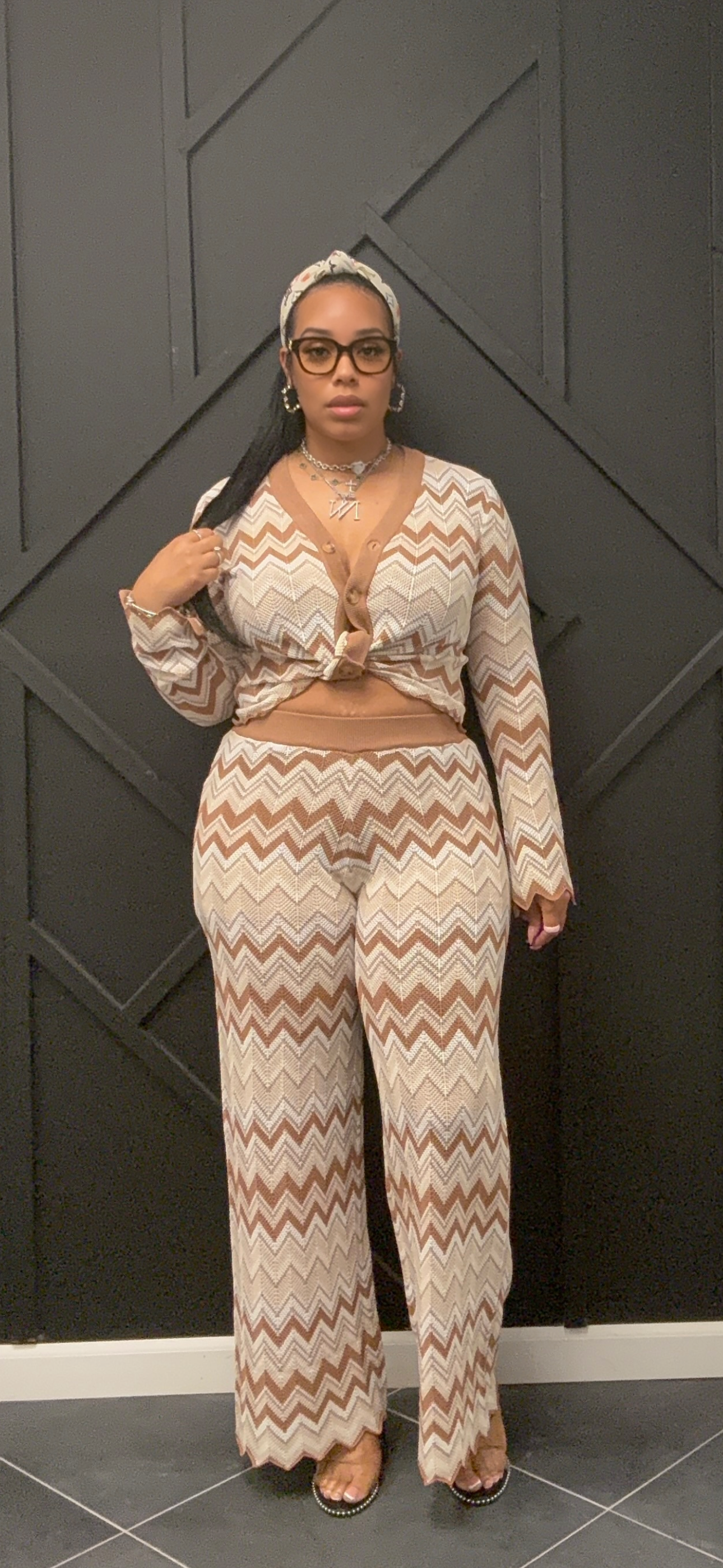 Geometric Knit Set