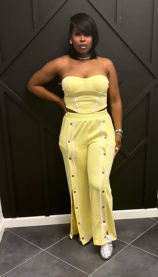 Tapping Tube Top Pant Set