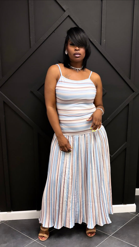 Casual Strip Dress