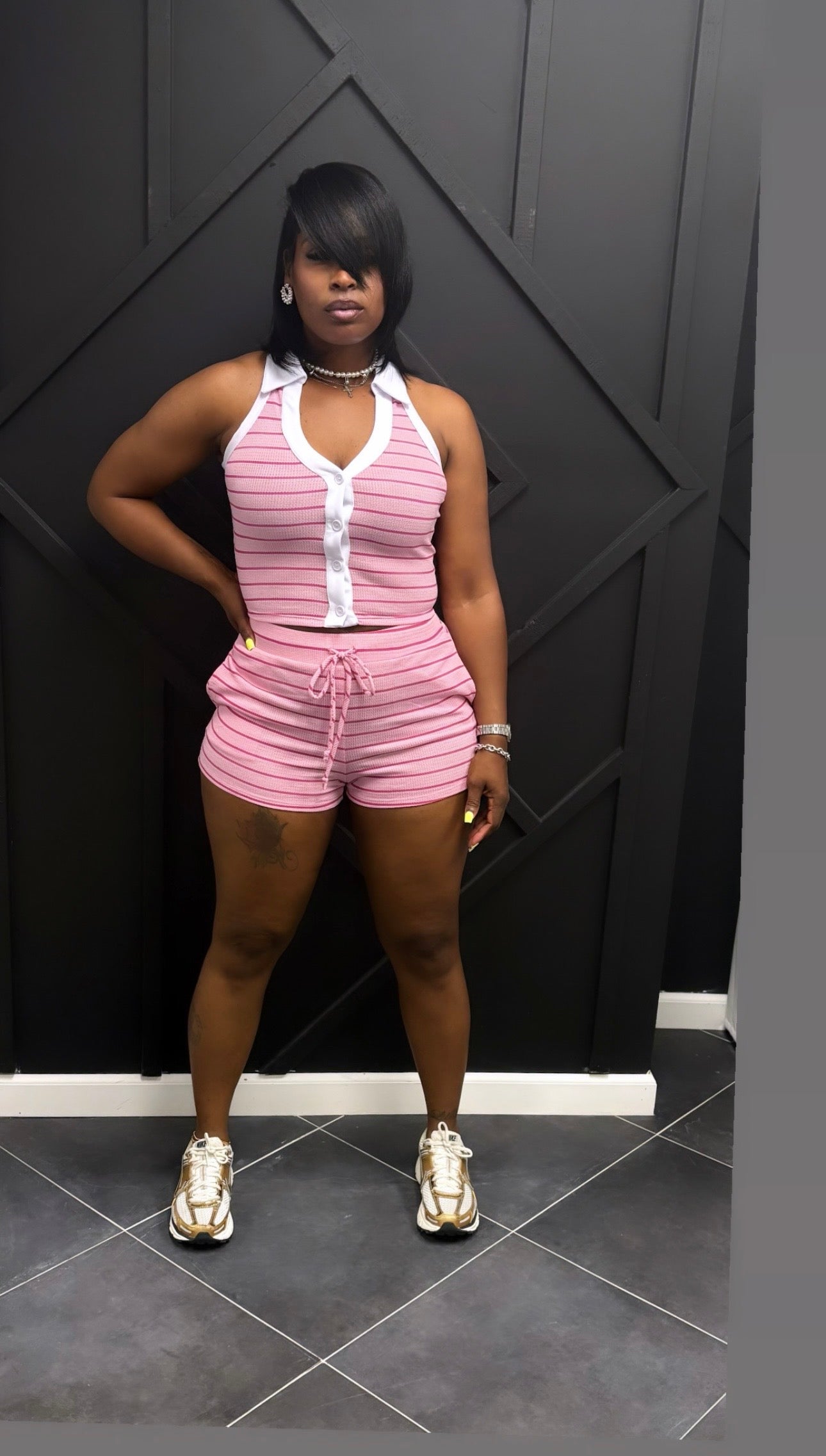 Halter Short Set