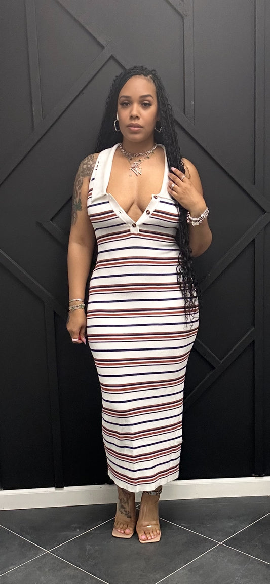 Collar Tank Dress