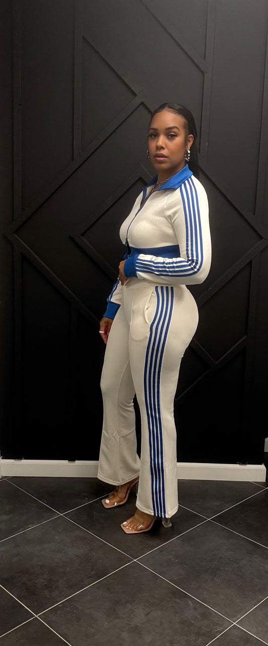 Royal Crop Tracksuit