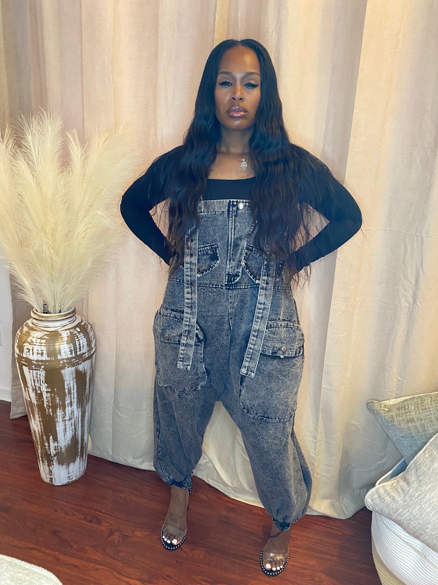 Sleeveless Oversized Jumpsuit